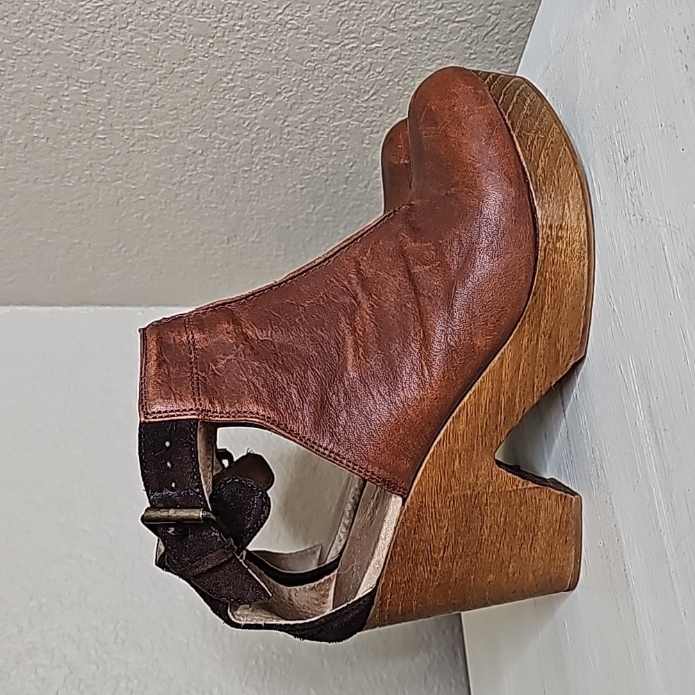 Free People Amber Orchard Clog Platform Chunky heel 38